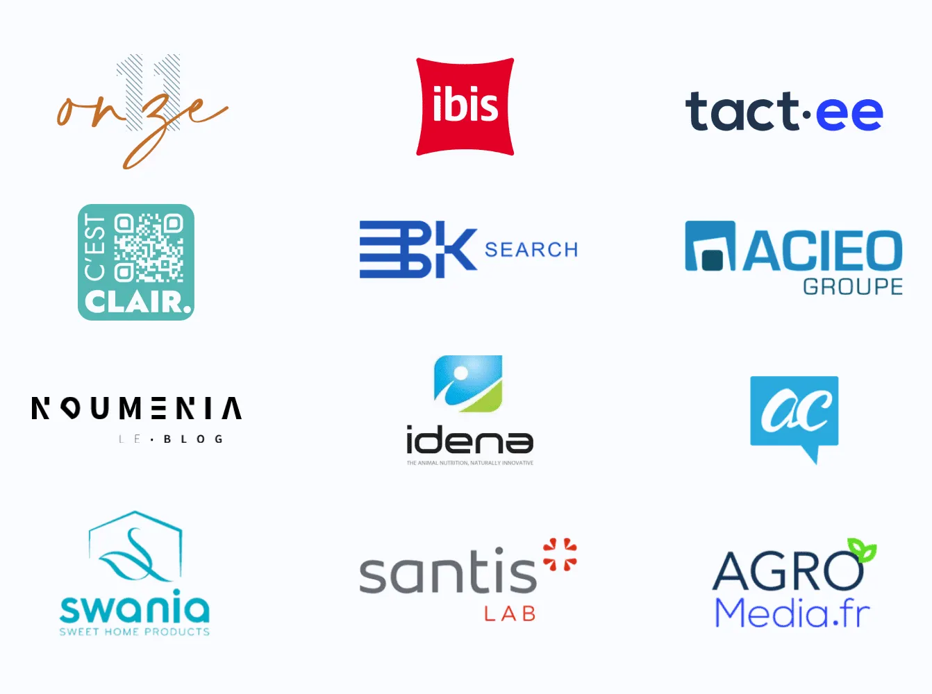 Liste de 24 Clients de Wakeweb.fr en SEO et réalisation de site WordPress professionnel par un développeur expérimenté.